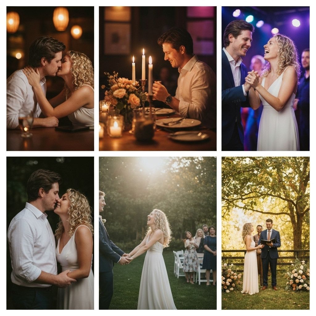 Anniversary celebration photo strip