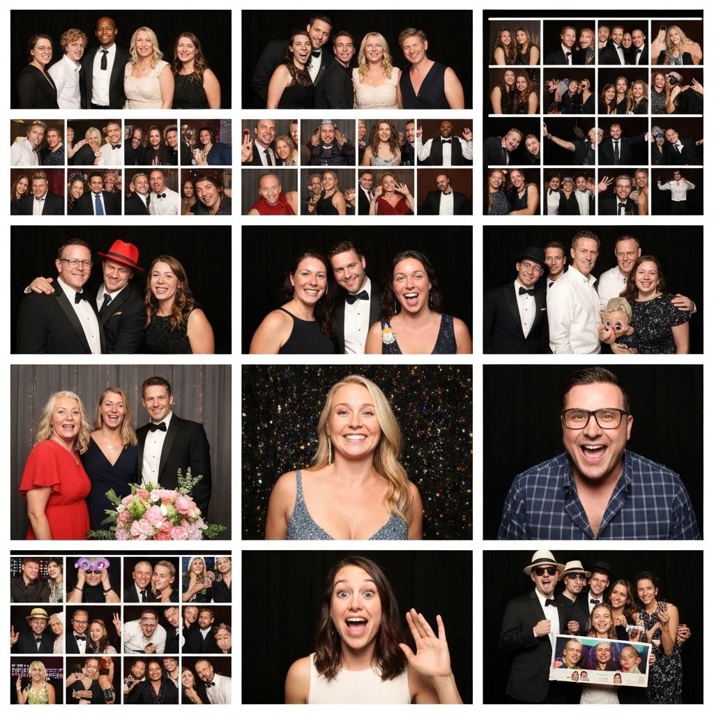 Photo booth collages and strips